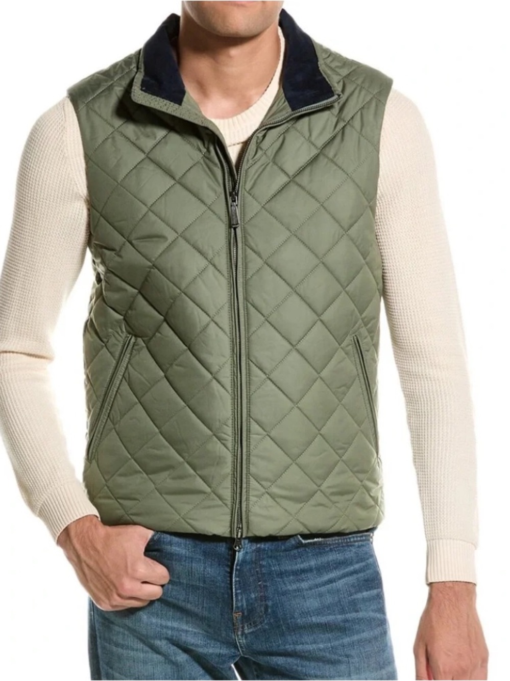 Brooks Brothers Diamond Quilted Vest